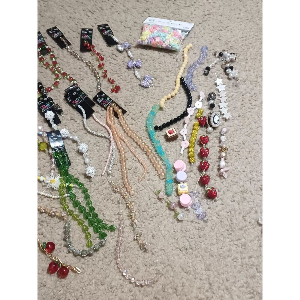 Huge Bulk Jewelry Craft Lot - Beads, Chains, Findings (NWT/NWOT/EUC) - Picture 10 of 12